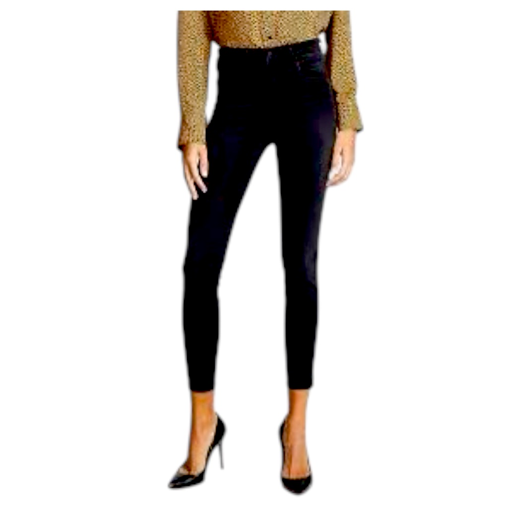 L'agence Margot Coated High-Rise Skinny Ankle Jeans Size 26